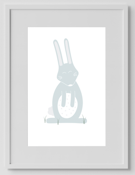 Blossom the bunny- Duck egg blue