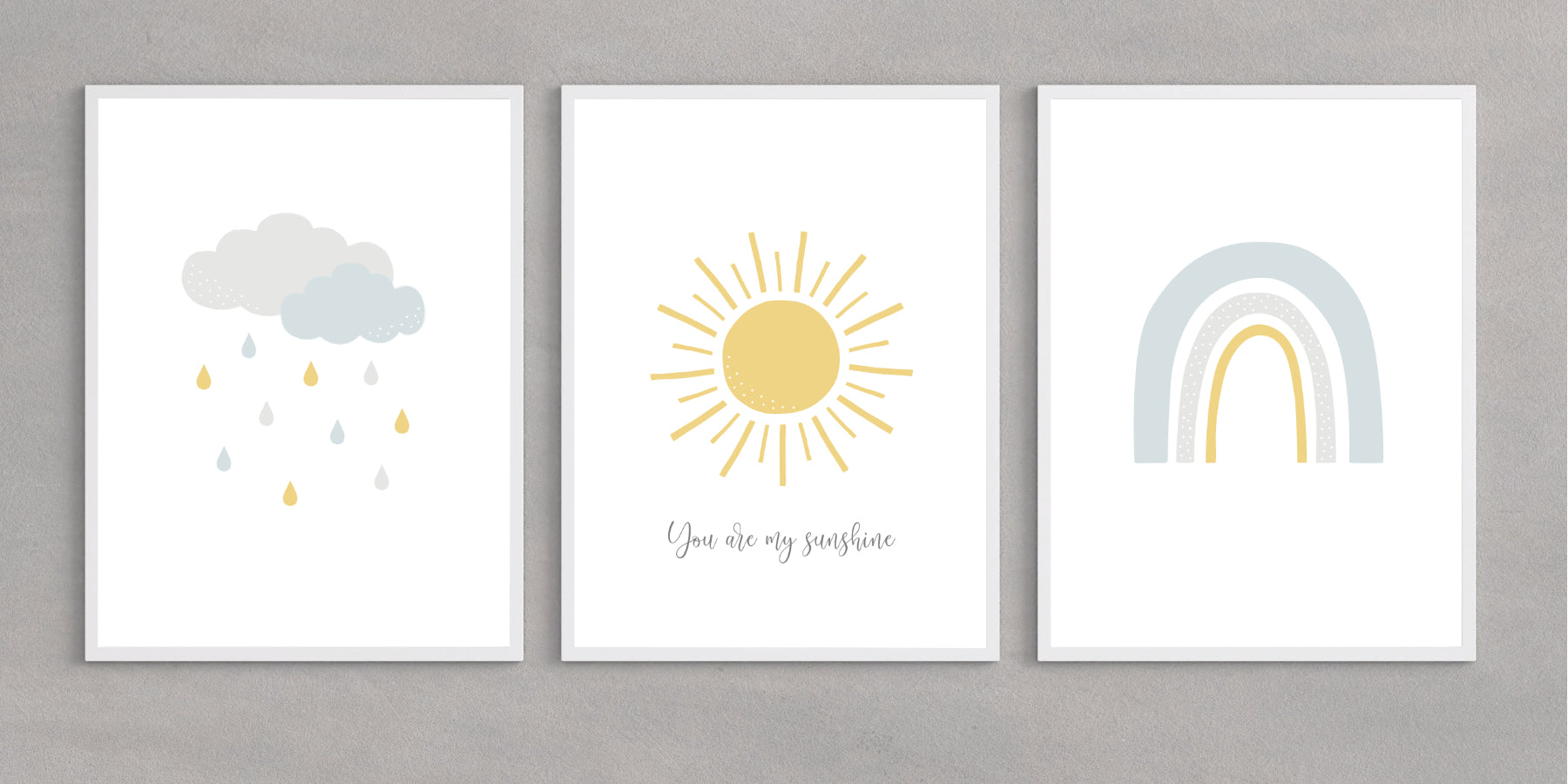 In the Sky Collection (set of three prints)