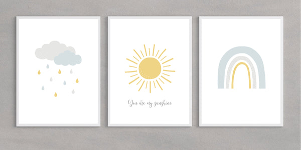 In the Sky Collection (set of three prints)