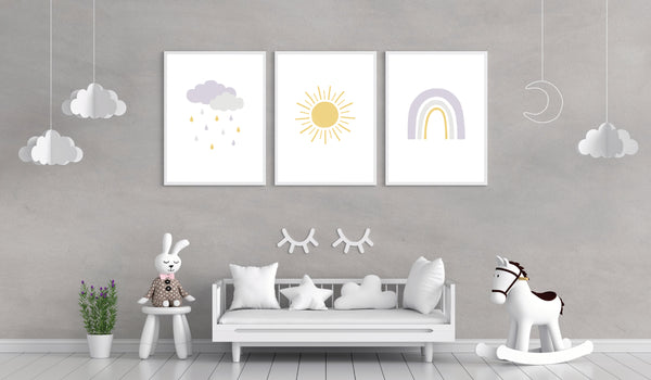 In the Sky Collection (set of three prints)